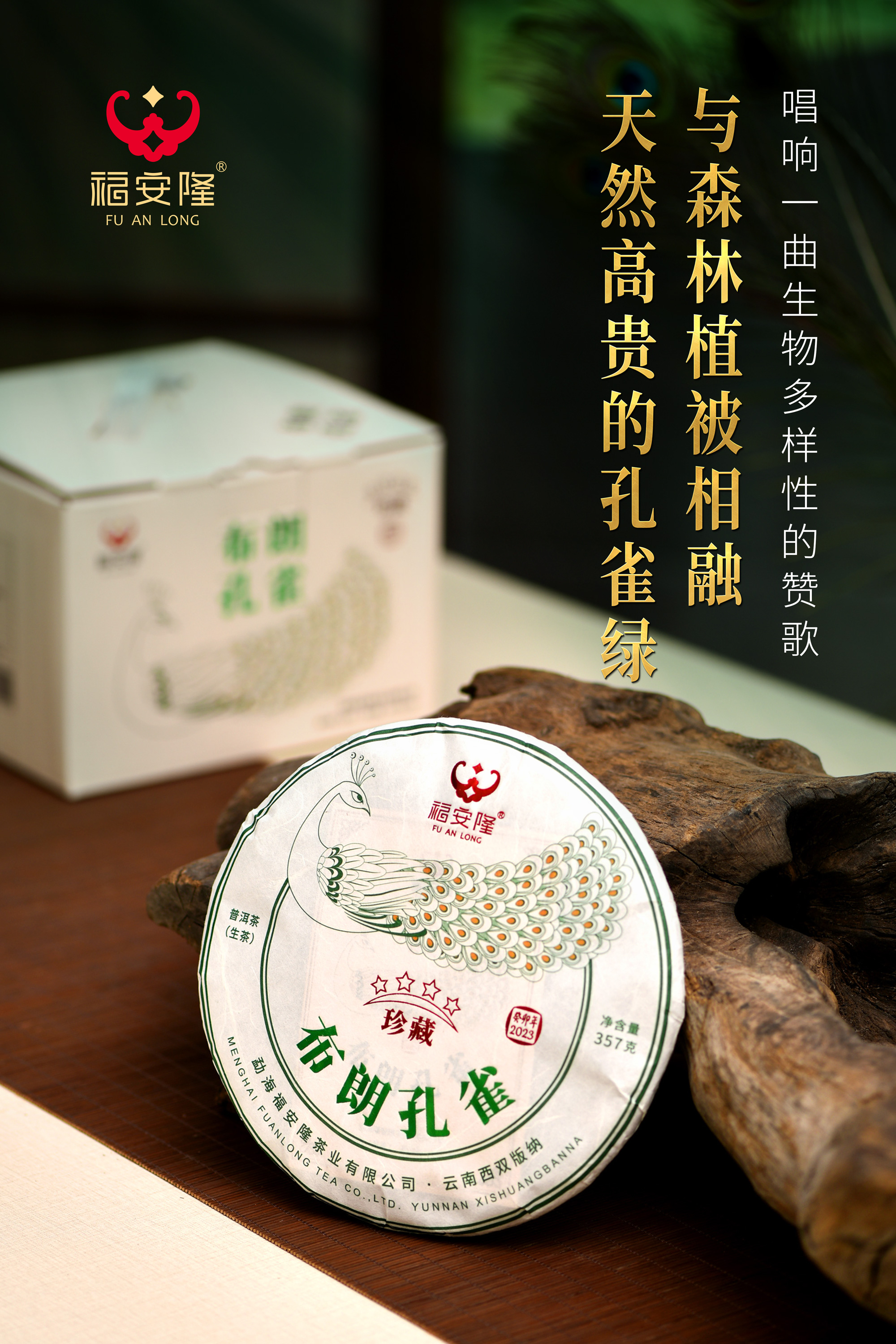 福安隆【布朗孔雀2301】上市|铸造大树经典,抒写布朗山耀世传奇!配图